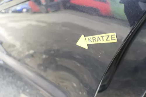 VW Touran 1T 1T3 Tür hinten links schwarz LC9Z Cross (165051)