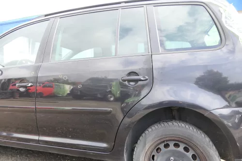 VW Touran 1T 1T3 Tür hinten links schwarz LC9Z Cross (165051)