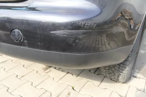 VW Touran 1T Stoßstange hinten Heckstoßstange Stoßfänger schwarz LC9Z (165053)