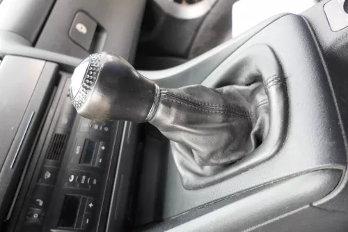 Audi A6 4B Schaltknauf Schaltsack Schaltknüppel original 5-Gang Leder schwarz (165083)