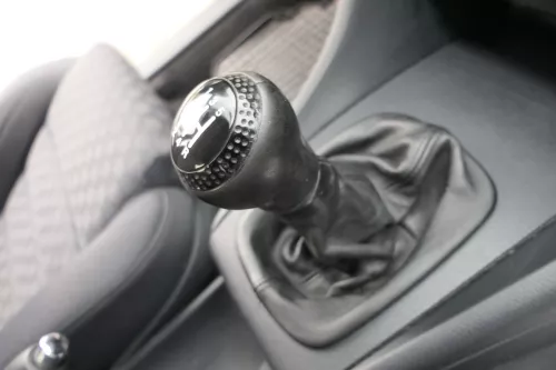 Audi A6 4B Schaltknauf Schaltsack Schaltknüppel original 5-Gang Leder schwarz (165083)