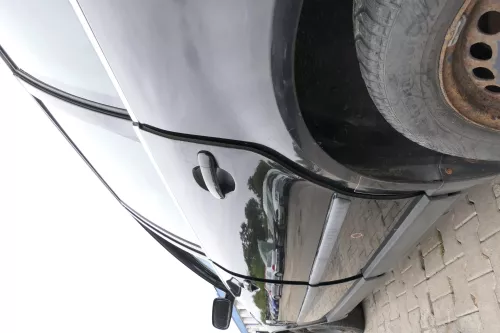 VW Passat 3B 3BG Kombi Variant Tür hinten links schwarz L041 ohneAnbauteile (165095)