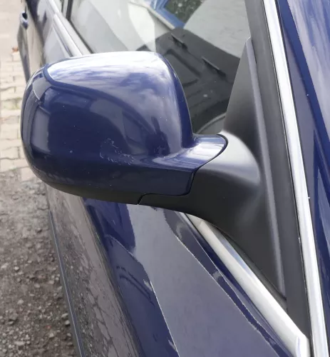 VW Passat 3B 3BG elektrischer Spiegel Außenspiegel rechts Glas blau LB5N (165113)