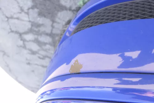 VW Polo 6N2 Stoßstange vorne Frontstoßstange Stoßfänger blau LA5C +Grill  (165128)