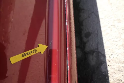VW Golf 4 Tür vorne rechts Beifahrertür 2/3-Türer braun rot LC3K ohnAnbauteile (165273)