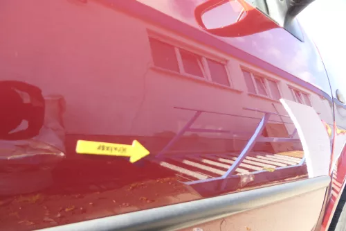 VW Golf 4 Tür vorne rechts Beifahrertür 2/3-Türer braun rot LC3K ohnAnbauteile (165273)