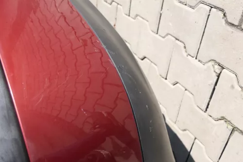 VW Golf 4 Limousine Stoßstange hinten Heckstoßstange Stoßfänger rot braun LC3K (165276)