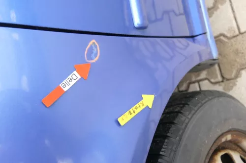 VW Golf 4 1J Kotflügel vorne links blau LW5Y (165318)