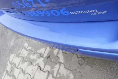 VW Golf 4 Limousine Stoßstange hinten Heckstoßstange Stoßfänger blau LW5Y (165324)