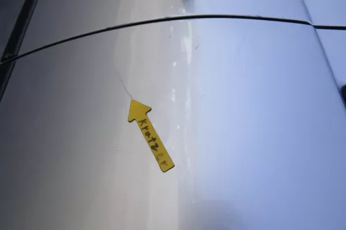 VW Golf 4 Bora Tür hinten links nur Kombi / Variant silber LA7W - ohne Anbauteil (165355)