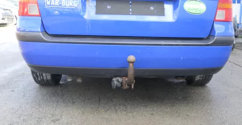 VW Golf 4 Kombi Avant Stoßstange hinten Heckstoßstange Stoßfänger blau LW5Z (165386)