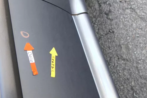 Skoda Octavia 1U Kombi  +Limo Tür vorne rechts Beifahrertür grau LF7V 9901 U9 (165488)