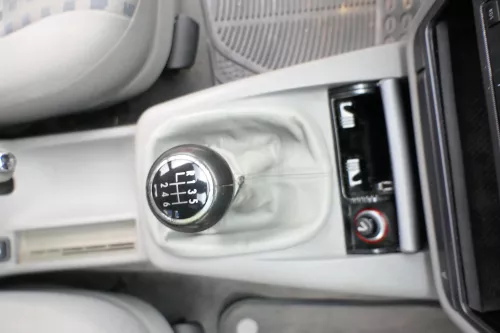 VW Passat 3B 3BG Schaltknauf Schaltsack Schaltung Schaltknüppel 5-Gang grau Lede (165546)
