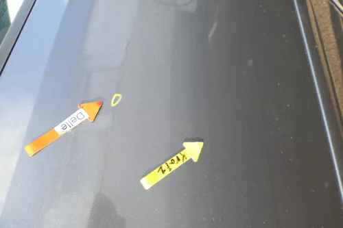 VW Touran 1T 1T3 Tür hinten rechts grau LD7X - ohne Anbauteile (165556)
