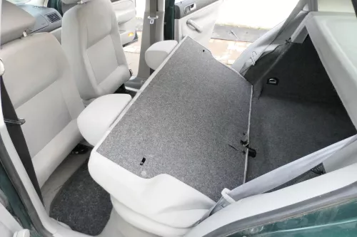 Golf 4 Limousine Sitz Rückbank Rücksitzbank Sitzfläche Sitze grau (165613)