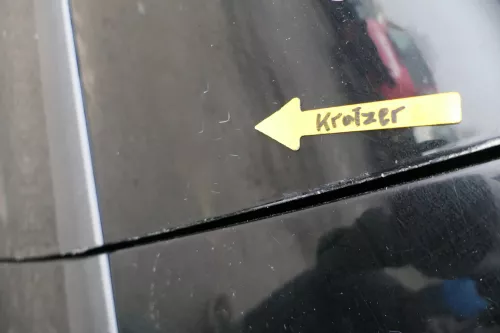 VW Polo 9N 9N3 Tür vorne links Fahrertür 2/3-Türer schwarz L041 ohneAnbautei (165658)
