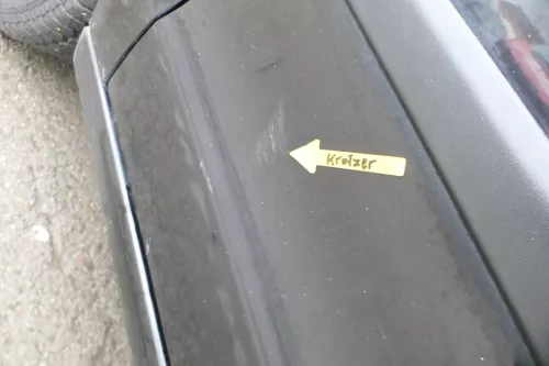 VW Polo 9N 9N3 Tür vorne links Fahrertür 2/3-Türer schwarz L041 ohneAnbautei (165658)