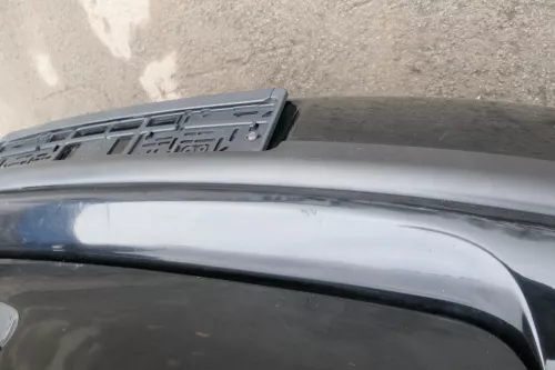 VW Polo 9N 9N3 Stoßstange hinten Heckstoßstange Stoßfänger schwarz L041 (165661)