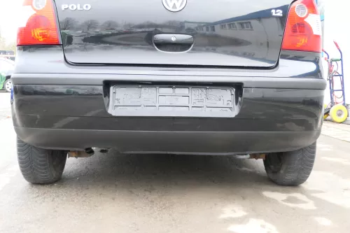 VW Polo 9N 9N3 Stoßstange hinten Heckstoßstange Stoßfänger schwarz L041 (165661)