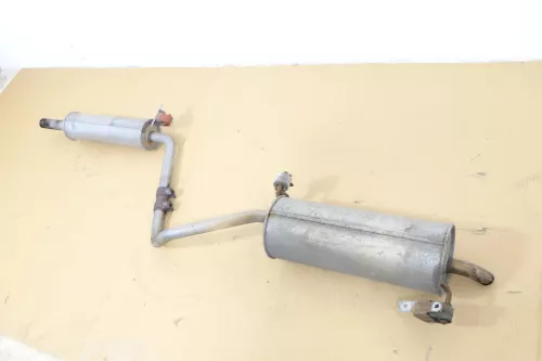 VW Polo 9N Ibiza 6L Auspuff Endschalldämpfer + Mittel hinten 1,2 AWY AZQ BMD BME (165662)