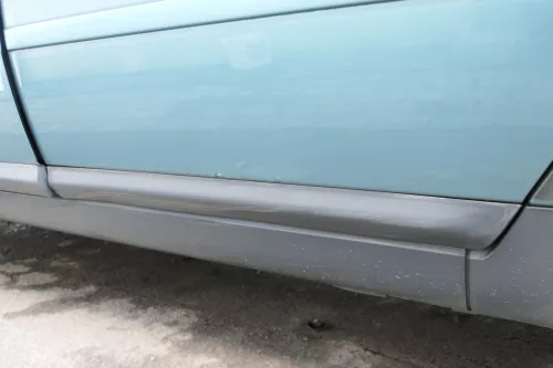 Audi A6 4B C5 Tür Türblatt hinten links  grün blau LX6V jaspisgrün nur Türblatt (165671)