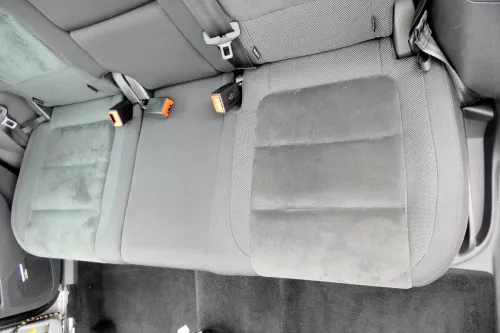 Tiguan 5N Sitz Sitze hinten Rückbank Rücksitzbank 3 Punkt Gurt Lehne Alcantara s (165950)