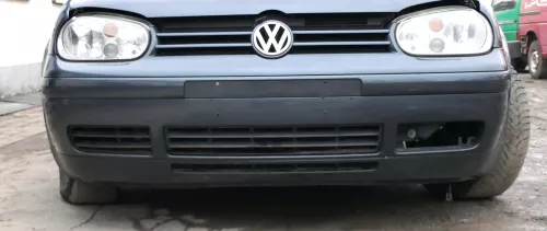 VW Golf 4 1J Stoßstange vorne Stoßfänger vorn grau LC7V Frontstoßstange (166099)