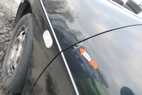 VW Polo Variant Kombi 6Kv oder Caddy 9Kv Tür vorne links schwarz LC9Z (166306)