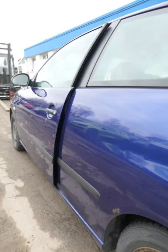 Seat Ibiza 6L Tür Fahrertür 2/3-Türer vorne links blau LS5S (166352)