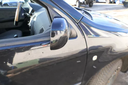 Skoda Fabia 6Y elektrisch Spiegel Außenspiegel rechts mit Glas schwarz LF9R (166392)
