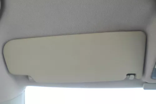 Skoda Fabia 6Y Sonnenblenden Sonnenblende grau links vorne 6Y1857551Q X14 (166400)