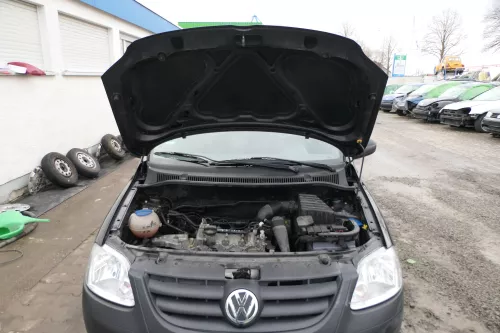VW Fox 5Z Motorhaube Klappe vorn vorne schwarz LC9Z Haube (166408)