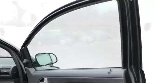 VW Fox 5Z vorne rechts Fenster Scheibe in Tür Fensterscheibe 5Z3845022B (166428)