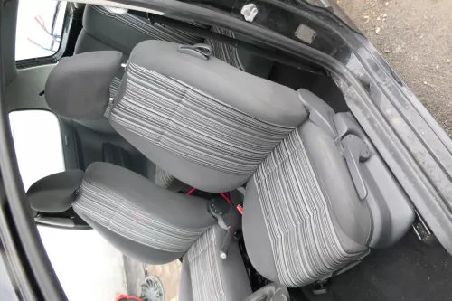 VW Fox Sitz Fahrersitz vorne links OHNEAirbag höhenverstellbar  v (166454)