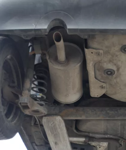 VW Fox 5Z Auspuff Endschalldämpfer hinten 1,2 AWY AZQ BMD BME 5Z6253609C (166457)