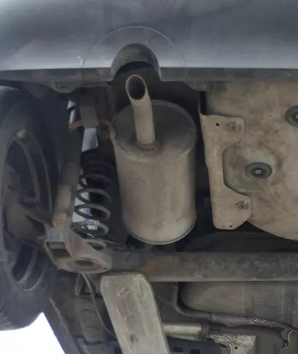 VW Fox 5Z Auspuff Endschalldämpfer hinten 1,2 AWY AZQ BMD BME 5Z6253609C