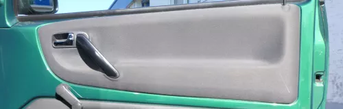 VW Lupo Arosa Türverkleidung Verkleidung Tür vorne rechts oben off-black (166512)