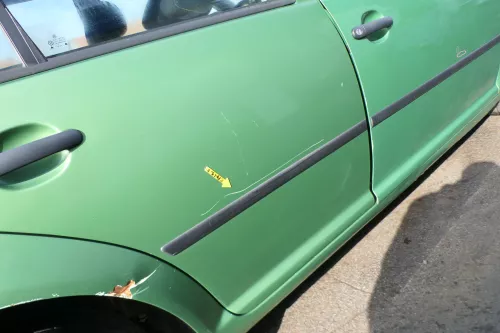 VW Golf 4 Limousine Tür hinten rechts grün LA6P (KEINkombi) (166548)