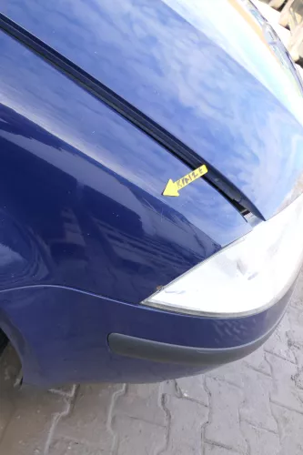 VW Passat 3BG 3B6 Kotflügel vorne rechts blau LA5E (Blinkerloch)  (166641)