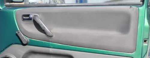 VW Lupo Arosa Türverkleidung Verkleidung Tür vorne rechts oben off-black (166674)