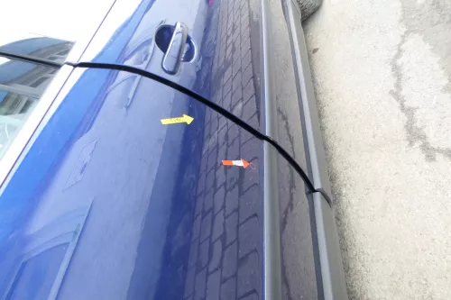 VW Passat 3B 3BG 3B6 Kombi Avant Tür hinten rechts mit Scheibe blau LD5Q (166748)