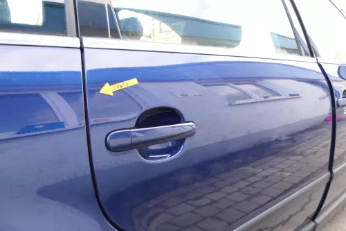 VW Passat 3B 3BG 3B6 Kombi Avant Tür hinten rechts mit Scheibe blau LD5Q (166748)