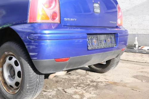 Seat Arosa 6H Stoßstange hinten Facelift Heckstoßstange blau LS5N (166807)
