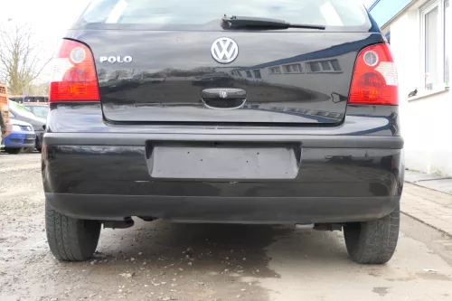 VW Polo 9N 9N3 Stoßstange Heckstoßstange hinten schwarz LC9Z (166866)
