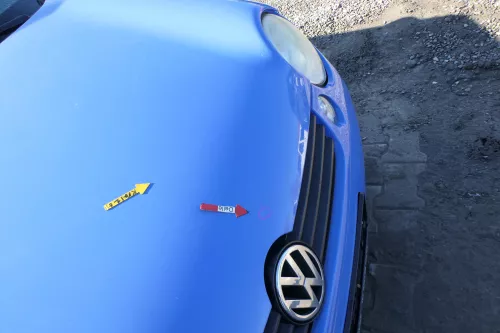 VW Lupo Motorhaube KLappe vorne blau LR5A (166880)