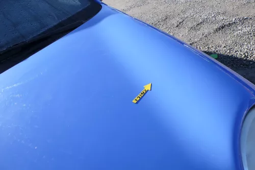 VW Lupo Motorhaube KLappe vorne blau LR5A (166880)