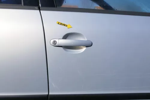 VW Passat 3B 3BG Kombi + Limo Tür vorne rechts Beifahrertür grau silber LB7Z (166968)