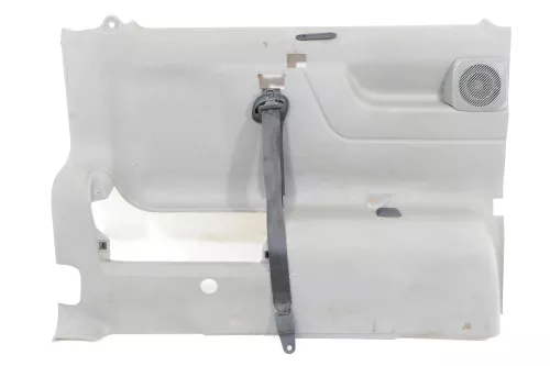 VW T4 Verkleidung Abdeckung Seite hinten links grau Multivan Klappe -ohneGurt