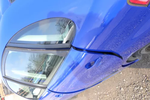 Seat Ibiza 6L Tür 4/5-Türer hinten links blau LS5G - ohne Anbauteile (167191)