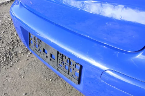 Seat Ibiza 6L Stoßstange Heckstoßstange hinten blau LS5G (167195)